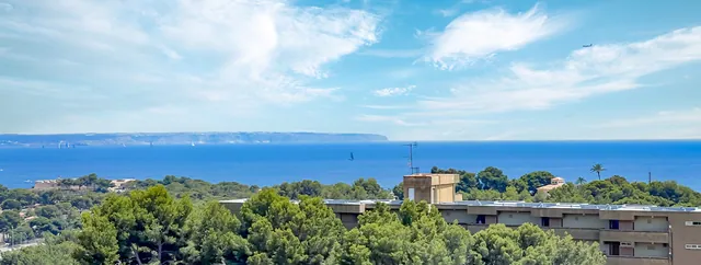 Havsutsikt, lägenhet till salu i Cala Major, Mallorca