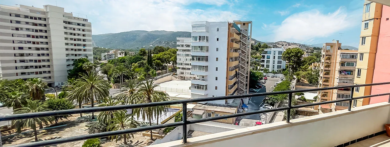 Balkong, lägenhet till salu i Cala Major, Mallorca