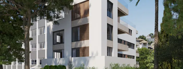 Visualisering: Exteriör, lägenhet till salu i El Terreno, Mallorca