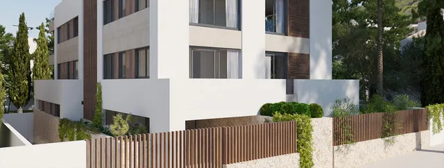 Visualisering: Exteriör, lägenhet till salu i El Terreno, Mallorca