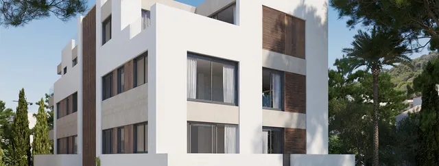 Visualisering: Exteriör, lägenhet till salu i El Terreno, Mallorca