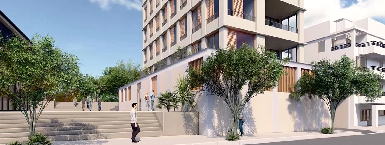 Visualisering: Exteriör, lägenhet till salu i El Terreno, Mallorca