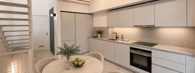 Visualisering: Kök, lägenhet att hyra i El Terreno, Mallorca