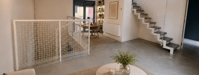 Visualisering: Vardagsrum och matplats, lägenhet att hyra i El Terreno, Mallorca