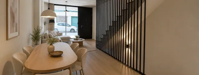 Visualisierung: Wohn- und Essbereich, Wohnung zur Miete in El Terreno, Mallorca