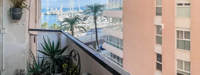 Balkong med havsutsikt, lägenhet till salu i Paseo Marítimo, Mallorca