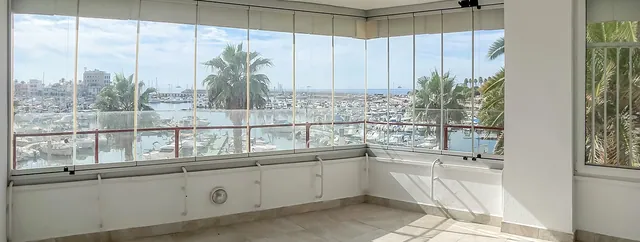 Balkong med havsutsikt, lägenhet till salu i Portixol, Mallorca