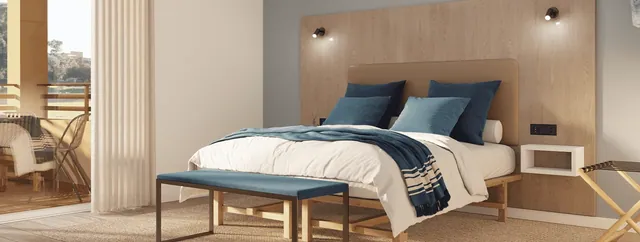 Rendering: Bedroom, Apartment for sale in Portocolom, Mallorca