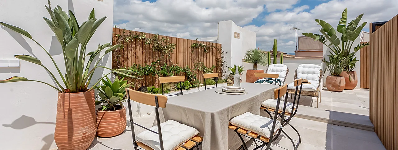 Takterrass, takvåning till salu i Palmas gamla stad, Mallorca