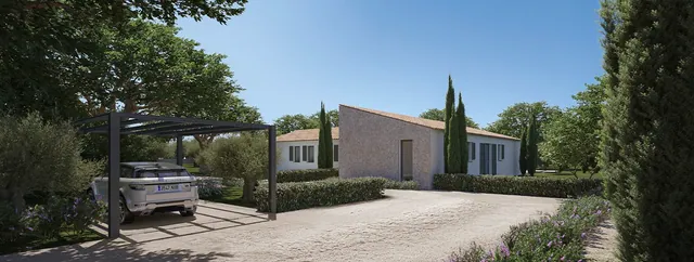Visualisering: Exteriör, tomt till salu i Santa Maria del Camí, Mallorca
