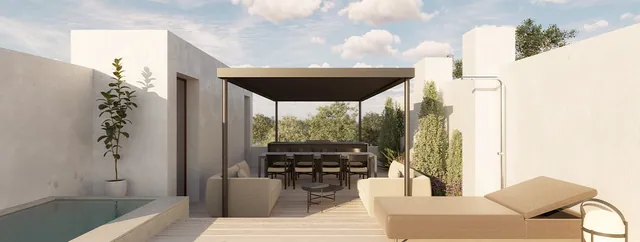 Lyxigt townhouse nära stranden i Palma