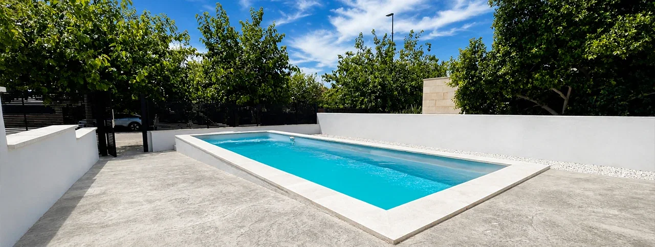 Pool, radhus till salu i Llucmajor, Mallorca