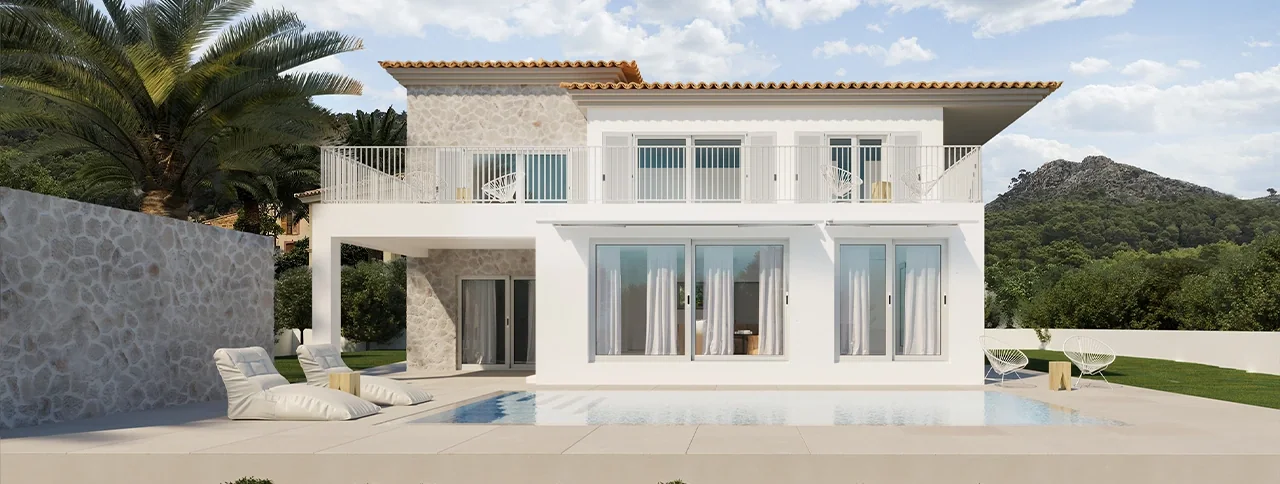 Lyxvilla i Andratx - Finca Sierra med privat pool på Mallorca