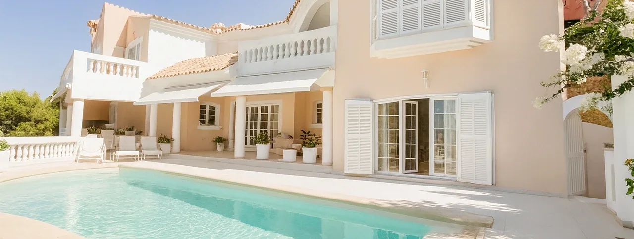 Exteriör, villa till salu i Camp de Mar, Mallorca