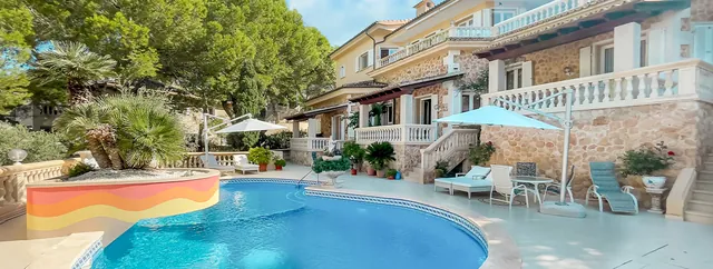 Poolterrass, villa till salu i Costa de la Calma, Mallorca