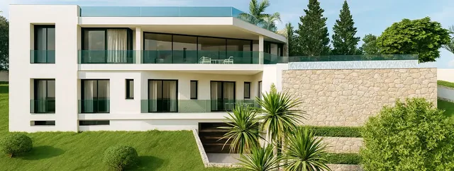 Visualisering: Exteriör, villa till salu i Costa d'en Blanes, Mallorca
