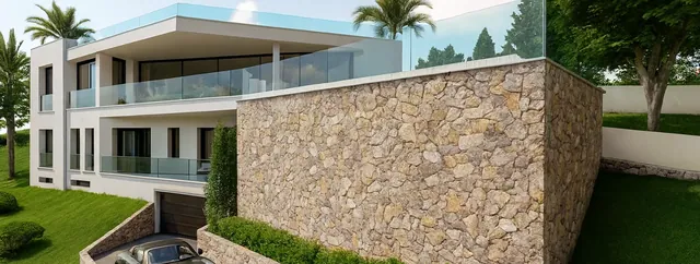 Visualisering: Exteriör, villa till salu i Costa d'en Blanes, Mallorca