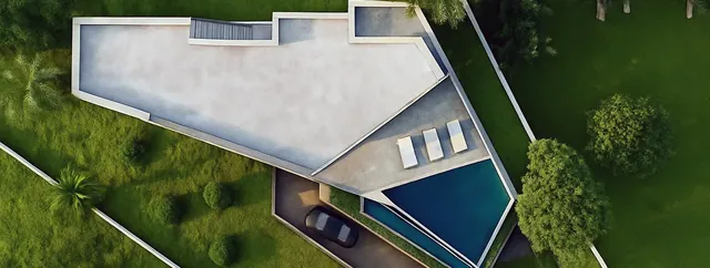 Visualisering: Flygvy, villa till salu i Costa d'en Blanes, Mallorca