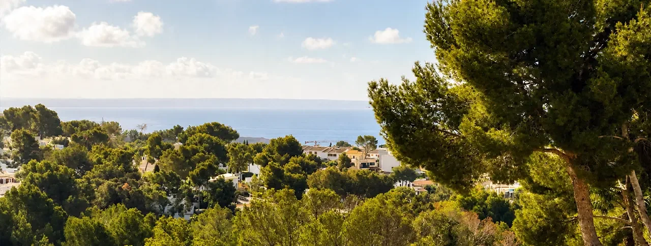 Havsutsikt, villa till salu i Costa d'en Blanes, Mallorca