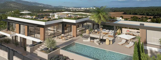 Visualisering: Exteriör, villa till salu i El Toro, Mallorca