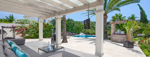 Lounge utomhus, villa till salu i Port d'Andratx, Mallorca