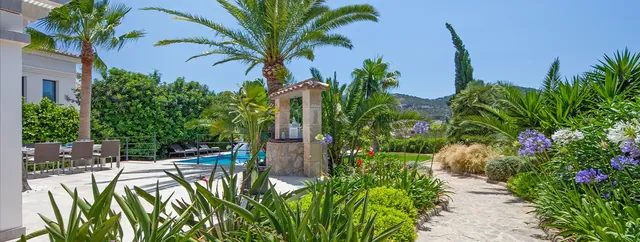 Trädgård, villa till salu i Port d'Andratx, Mallorca