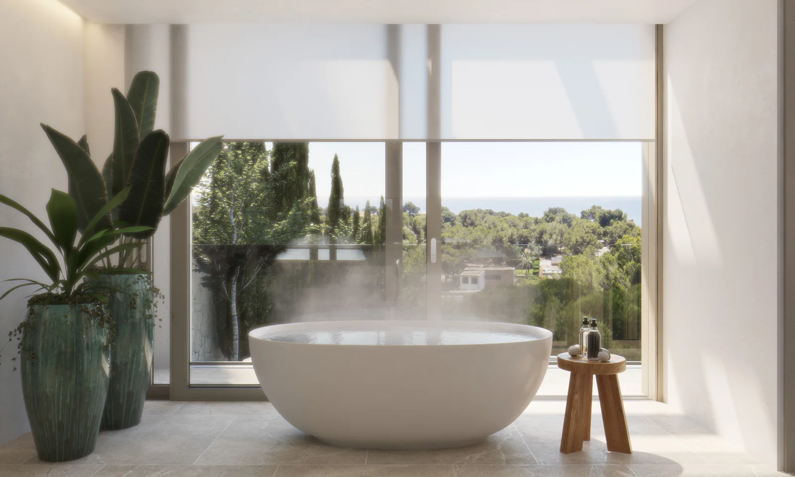 Visualisering: Badrum, villa till salu i Puerto Portals, Mallorca