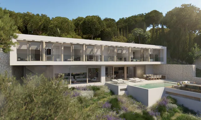 Visualisering: Exteriör, villa till salu i Puerto Portals, Mallorca