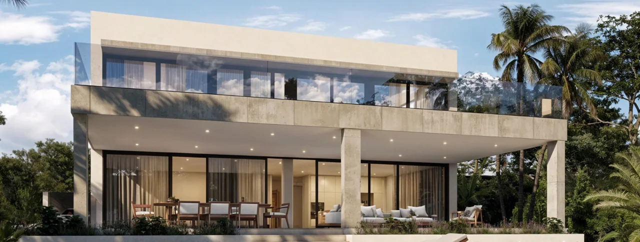 Visualisering: Exteriör, villa till salu i Santa Ponsa, Mallorca