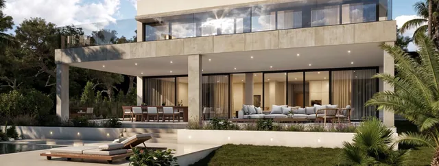 Visualisering: Exteriör, villa till salu i Santa Ponsa, Mallorca