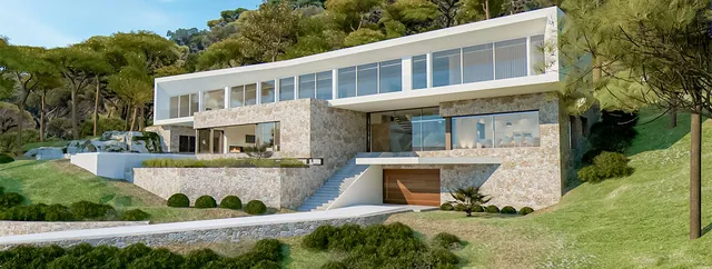 Visualisering: Exteriör, villa till salu i Sol de Mallorca, Mallorca