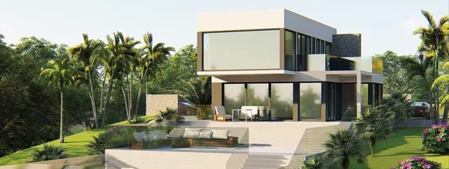 Visualisering: Exteriör, villa till salu i Son Gual, Mallorca