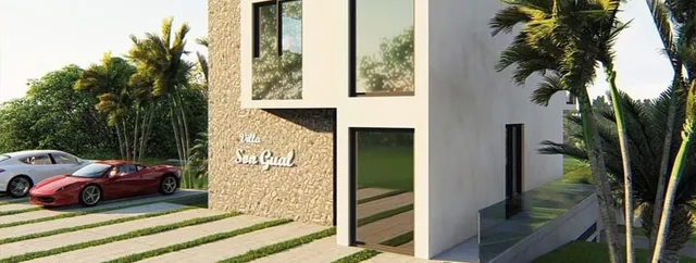 Visualisering: Entré, villa till salu i Son Gual, Mallorca