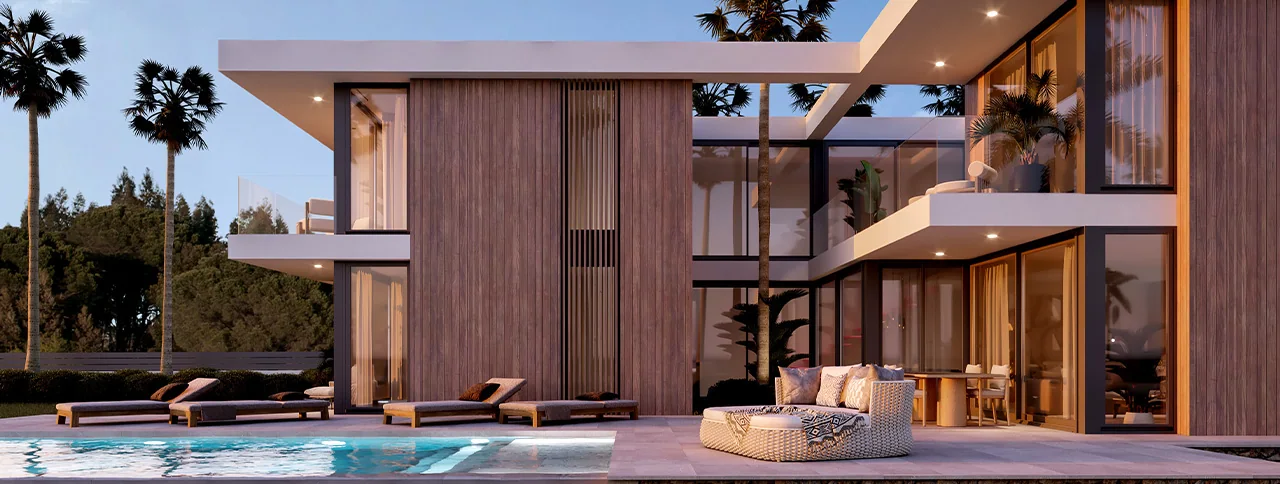Visualisering: Exteriör, villa till salu i Son Gual, Mallorca