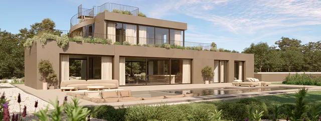 Visualisering: Exteriör, villa till salu i Son Gual, Mallorca